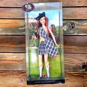 Dolls Of The World Collection Scotland Scottish Barbie Doll & Barbie Bagpipes